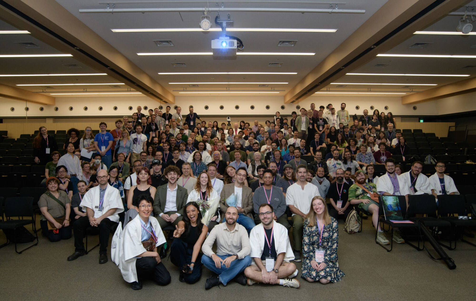 Marcos with the whole conference crew